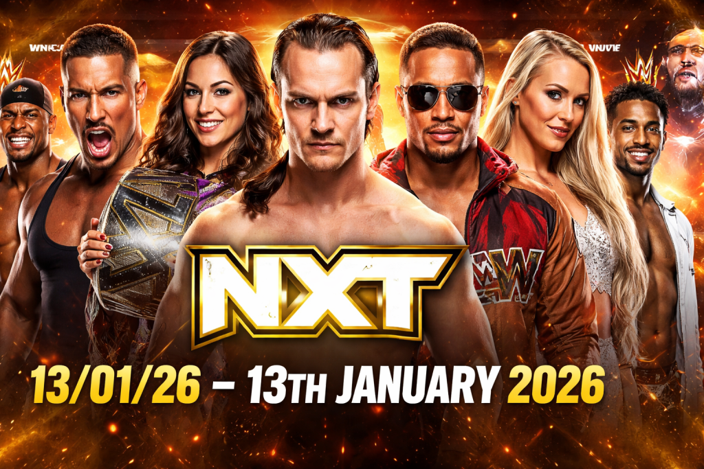WWE NxT 13/01/26 – 13th January 2026 The WWE NxT 13/01/26 – 13th January 2026 episode delivers another strong night of wrestling action. This show focuses on competition, discipline, and growth. Every match feels connected to future opportunities. The energy inside the arena keeps fans fully involved. This episode continues the steady rise of NXT talent. Preview The WWE NxT 13/01/26 – 13th January 2026 episode is built around progress and performance. Wrestlers enter the ring knowing that results matter more than words. Recent matches have shaped new rivalries, and this show moves those stories forward. The pacing stays smooth, allowing each match to stand on its own. Fans can expect honest wrestling and clear outcomes throughout the night. Show Name: WWE NxT Release Date: 13th January 2026 Location: WWE Performance Center, Orlando, Florida Broadcast On: USA Network Event Type: Weekly Wrestling Episode Available In: Worldwide Opening Match The opening match of WWE NxT 13/01/26 – 13th January 2026 sets the tone early. Both competitors bring focus and intensity from the first bell. This match highlights speed, balance, and smart decision-making. Mid-Card Match The mid-card match adds a different pace to the show. Strategy and patience become key as both wrestlers try to control the ring. Each move feels calculated and meaningful. Women’s Division Match The women’s division is featured in a competitive contest. Both athletes show confidence and strong technique. This match adds depth and variety to the overall episode. Tag Team Match The tag team match focuses on teamwork and timing. Both teams rely on communication to stay in control. The action remains fast and well-structured. Main Event Match The main event of WWE NxT 13/01/26 – 13th January 2026 delivers strong emotion and effort. Both competitors give everything they have inside the ring. The finish leaves a clear impact on the future direction of NXT. Match Card The WWE NxT 13/01/26 – 13th January 2026 match card includes singles action, tag team wrestling, and a powerful main event. Each match plays a role in building ongoing stories and character development. Location & Date WWE NxT 130126 – 13th January 2026