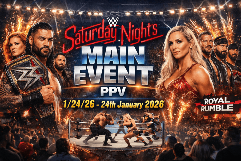 WWE Saturday Nights Main Event PPV 1/24/26 – 24th January 2026