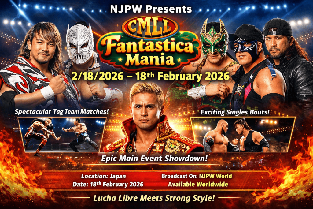NJPW Presents CMLL Fantastica Mania – 2/18/2026 – 18th February 2026